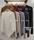 Women Cozy Knitted Turtleneck Batwing Sleeves